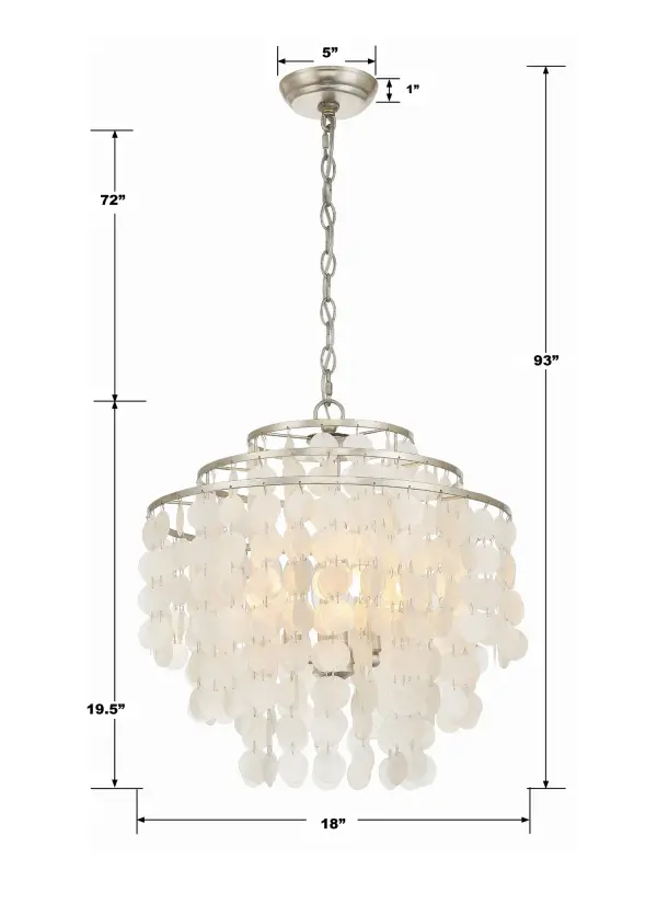 Brielle 18" Chandelier in Dark Bronze - Image 17