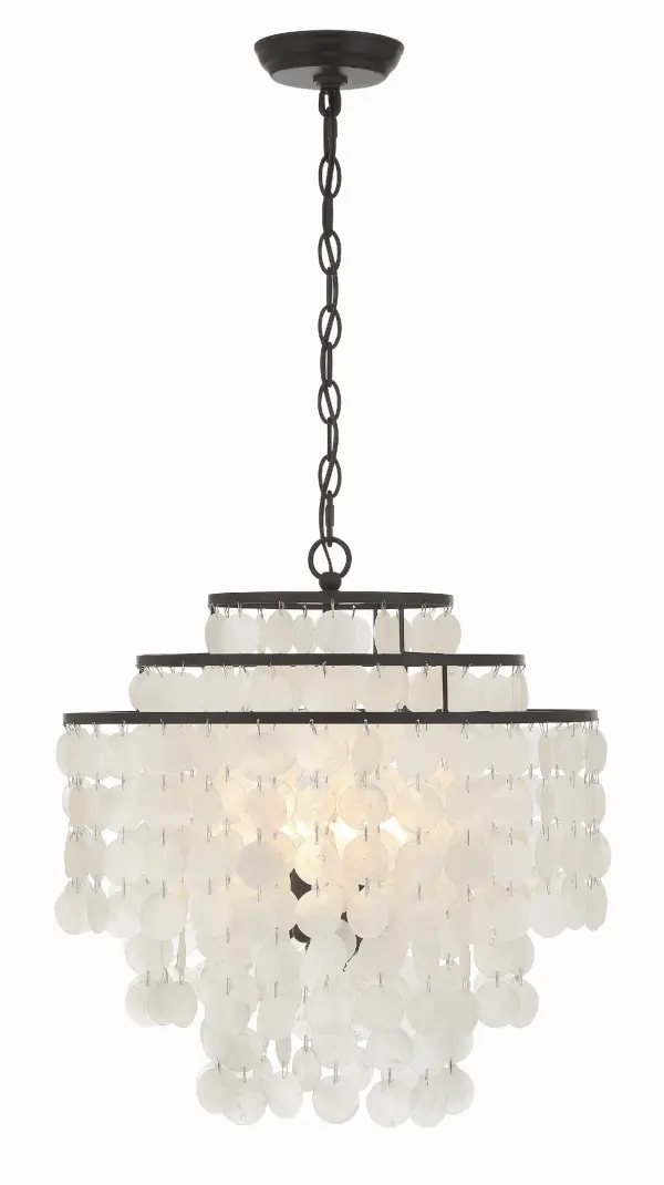 Brielle 18" Chandelier in Dark Bronze - Image 3
