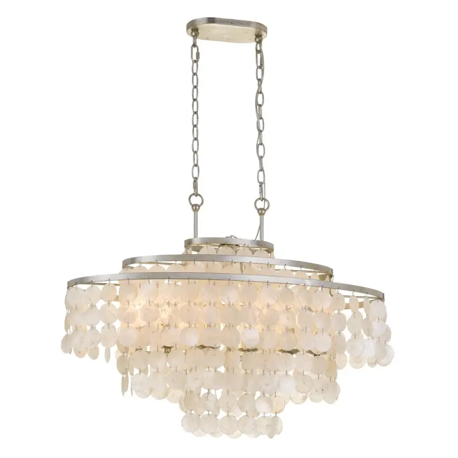 Brielle 30" Linear Oval Chandelier - Image 1