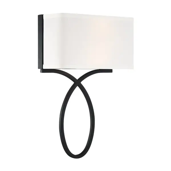 The Brinkley sconce combines clean lines with sophisticated materials, featuring a white fabric shade and metal accent. ADA-compliant and damp-rated, it's perfect for bathrooms and hallways while adding refined style to any space.
