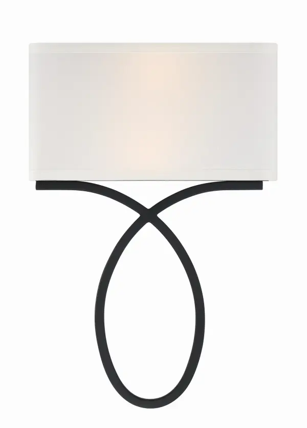 The Brinkley sconce combines clean lines with sophisticated materials, featuring a white fabric shade and metal accent. ADA-compliant and damp-rated, it's perfect for bathrooms and hallways while adding refined style to any space. - alternate view