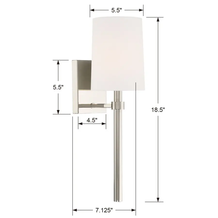 Bromley 5.5" Wall Sconce in Black Forged - Image 26