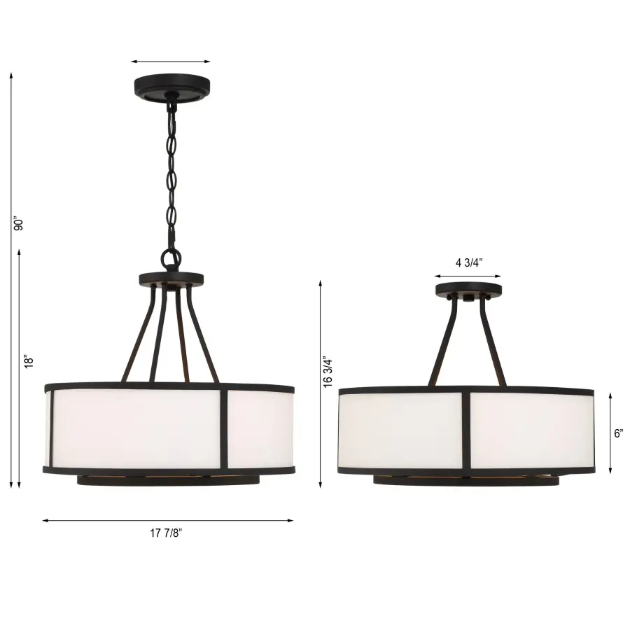 Bryant 18" Drum Chandelier - Image 7