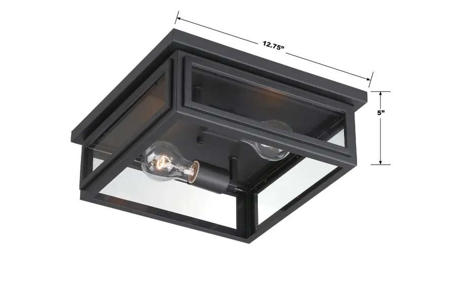 Byron 12.75" Outdoor Flush Mount - Image 6