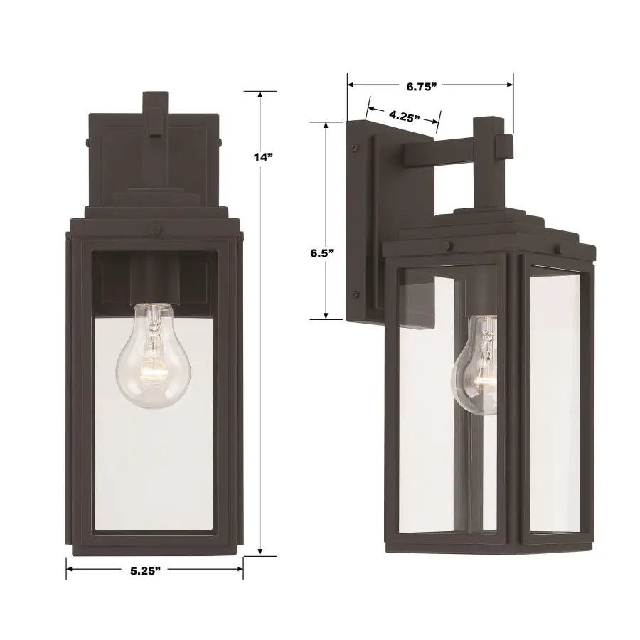 Byron 5.25" Outdoor Sconce - Image 6