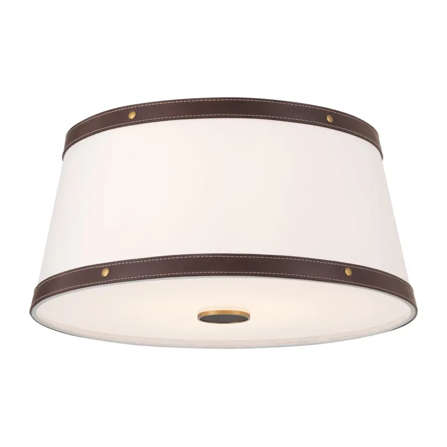 Callahan 17" Flush Mount in Luxe Gold - Image 1