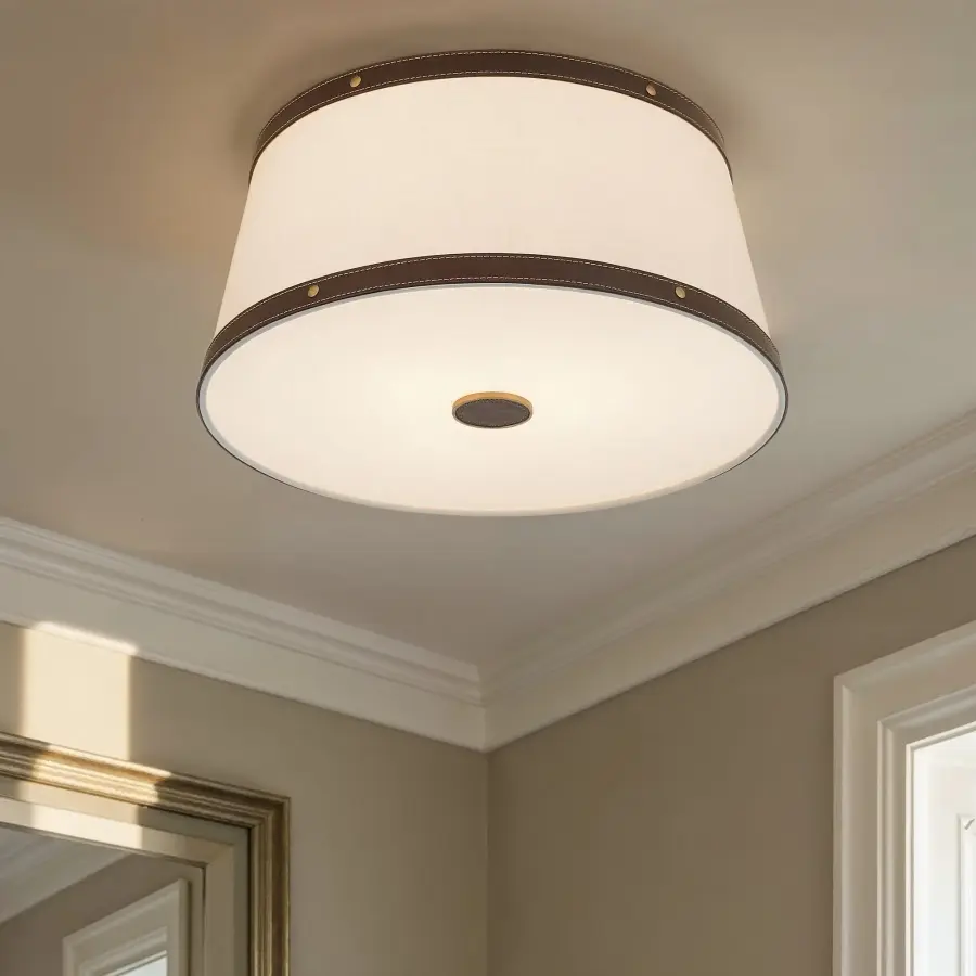 Callahan 17" Flush Mount in Luxe Gold - Image 6