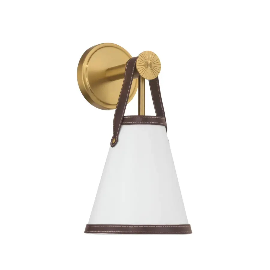 Callahan 7.25" Wall Sconce in Luxe Gold - Image 2
