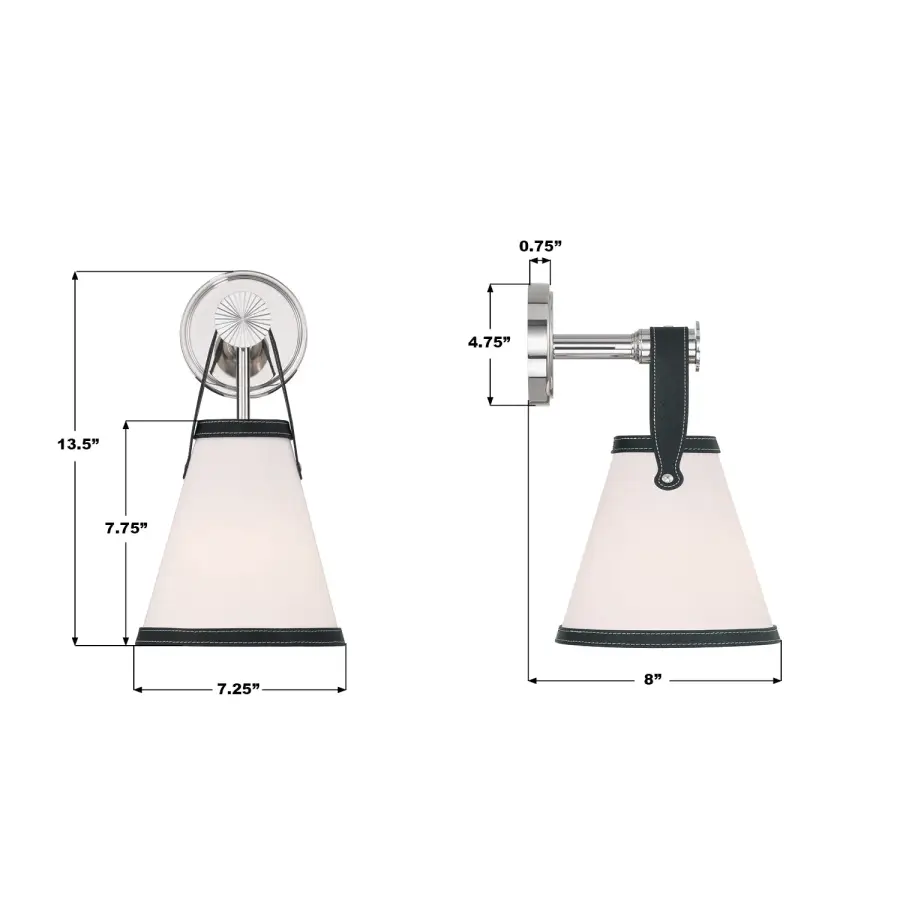Callahan 7.25" Wall Sconce in Luxe Gold - Image 15