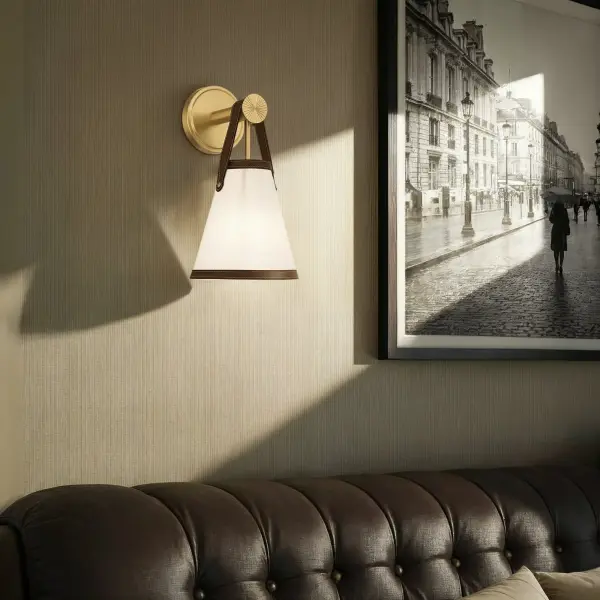 Callahan 7.25" Wall Sconce in Luxe Gold - Image 6