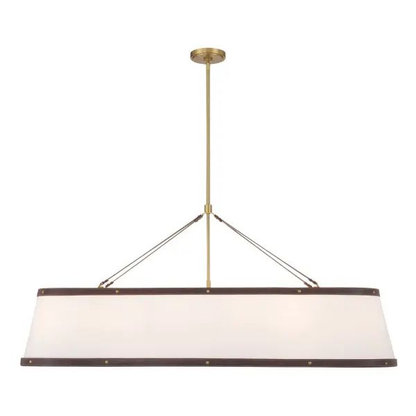 Callahan 47.5" Linear Oval Chandelier - Image 1