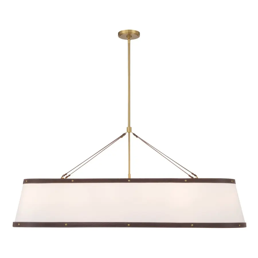 Callahan 47.5" Linear Oval Chandelier - Image 1