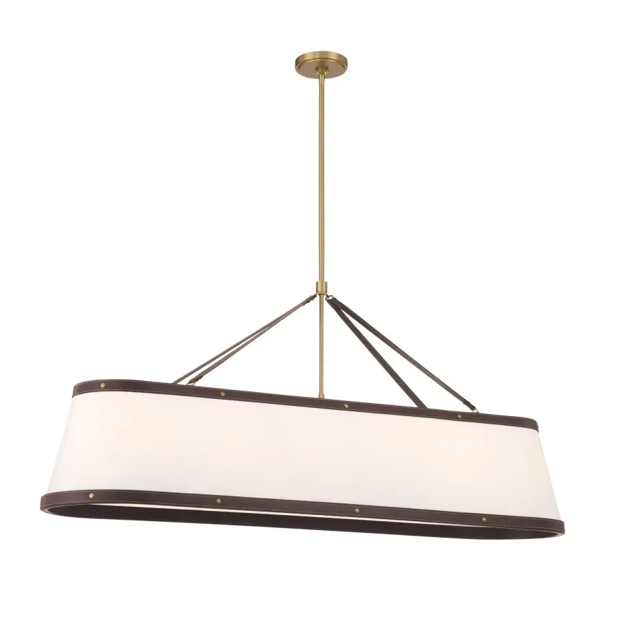 Callahan 47.5" Linear Oval Chandelier - Image 2