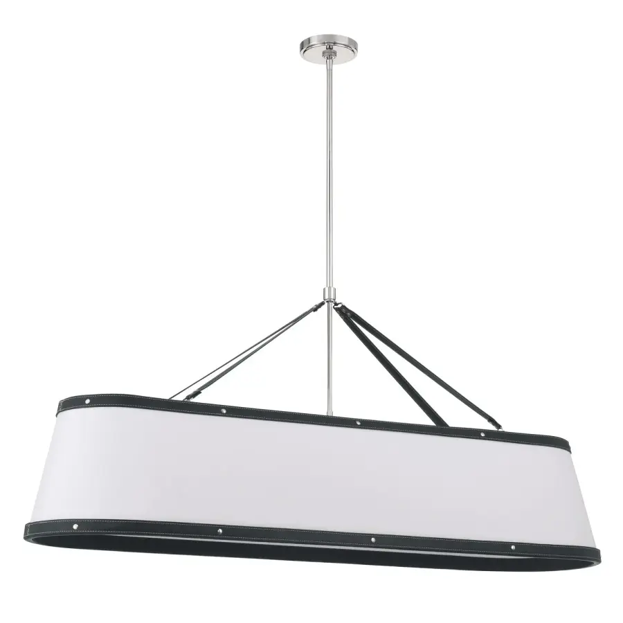 Callahan 47.5" Linear Oval Chandelier - Image 11