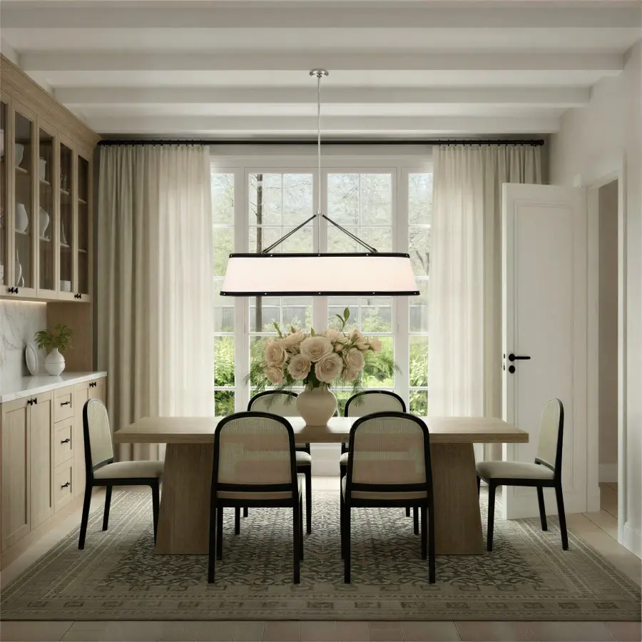 Callahan 47.5" Linear Oval Chandelier - Image 14