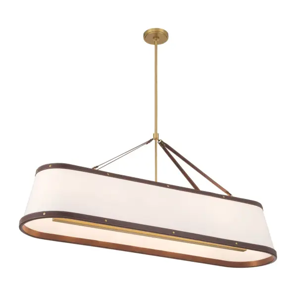 Callahan 47.5" Linear Oval Chandelier - Image 4