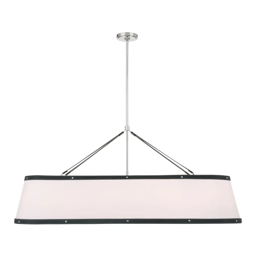 Callahan 47.5" Linear Oval Chandelier - Image 9
