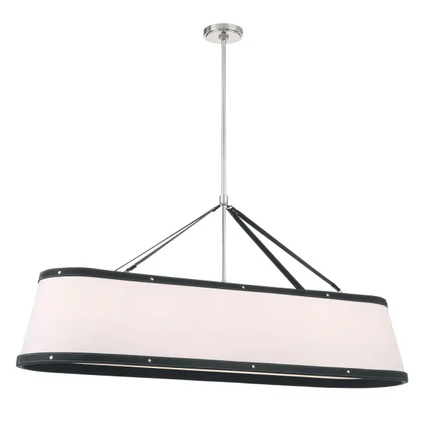 Callahan 47.5" Linear Oval Chandelier - Image 10