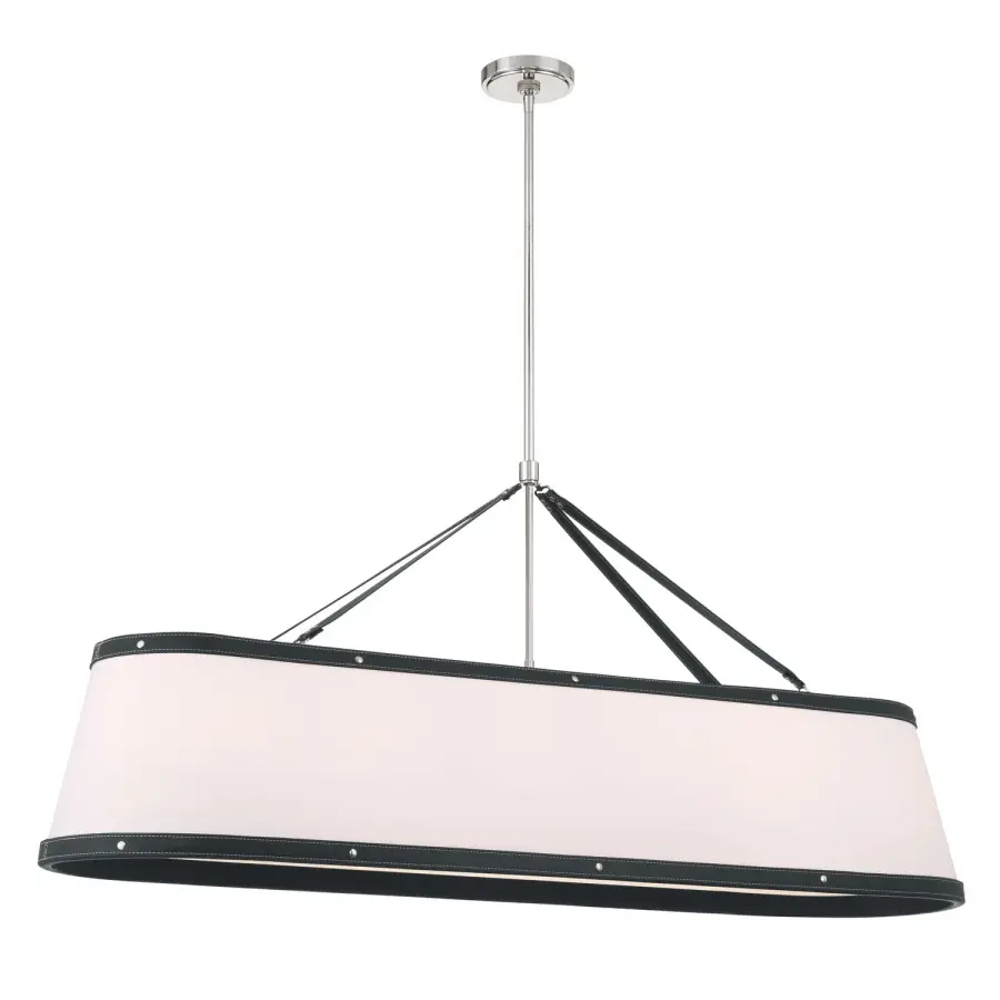 Callahan 47.5" Linear Oval Chandelier - Image 10