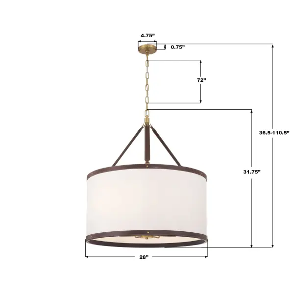 Callahan 28" Pendant - Image 7