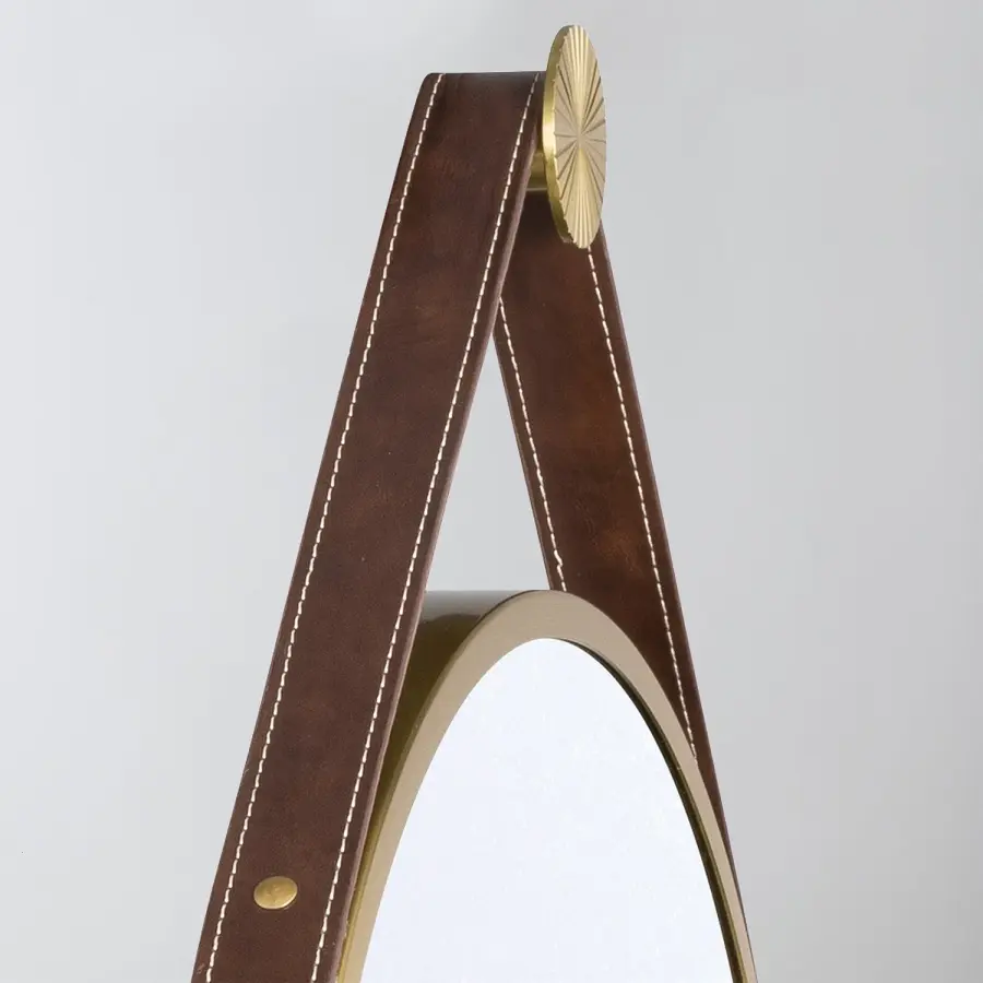 Callahan 17.75" Mirror in Luxe Gold - Image 3