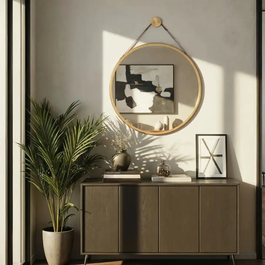 Callahan 17.75" Mirror in Luxe Gold - Image 6