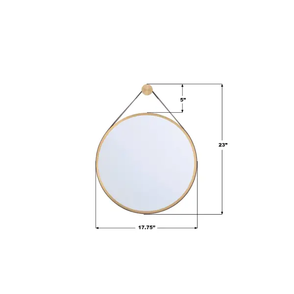 Callahan 17.75" Mirror in Luxe Gold - Image 7