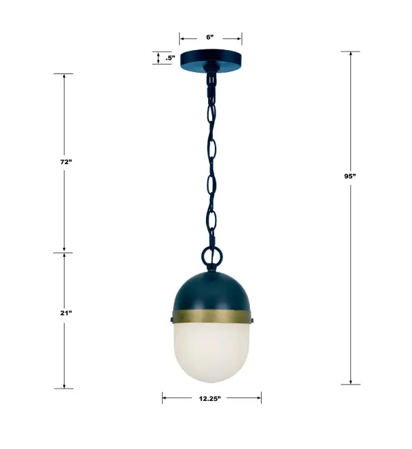 Capsule 12.25" Outdoor Pendant - Image 7