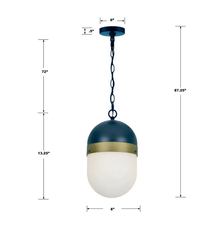 Capsule 8" Outdoor Pendant - Image 8