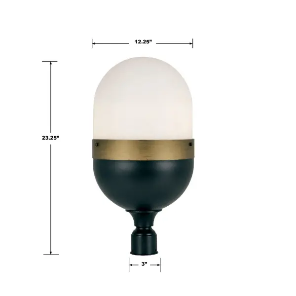 Capsule 12.25" Outdoor Post Light - Image 5