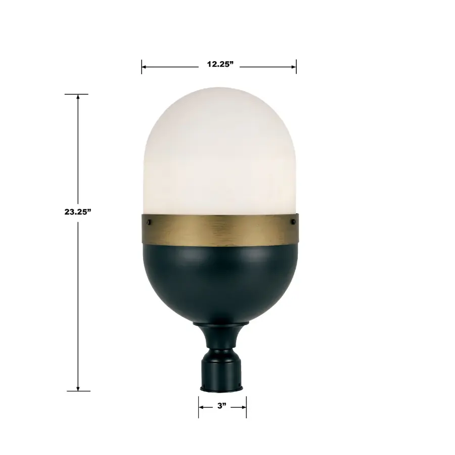 Capsule 12.25" Outdoor Post Light - Image 5