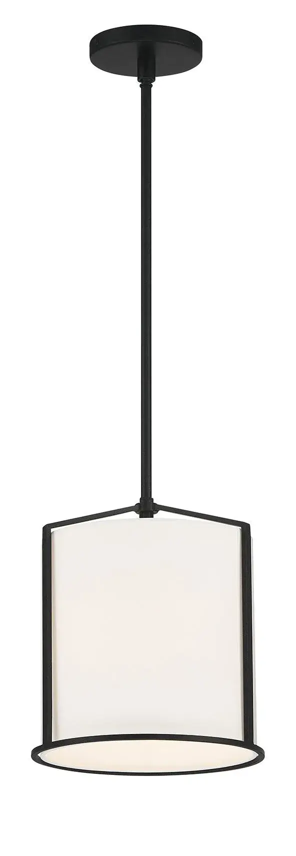 Carlyn 10" Black Drum Pendant - Image 4
