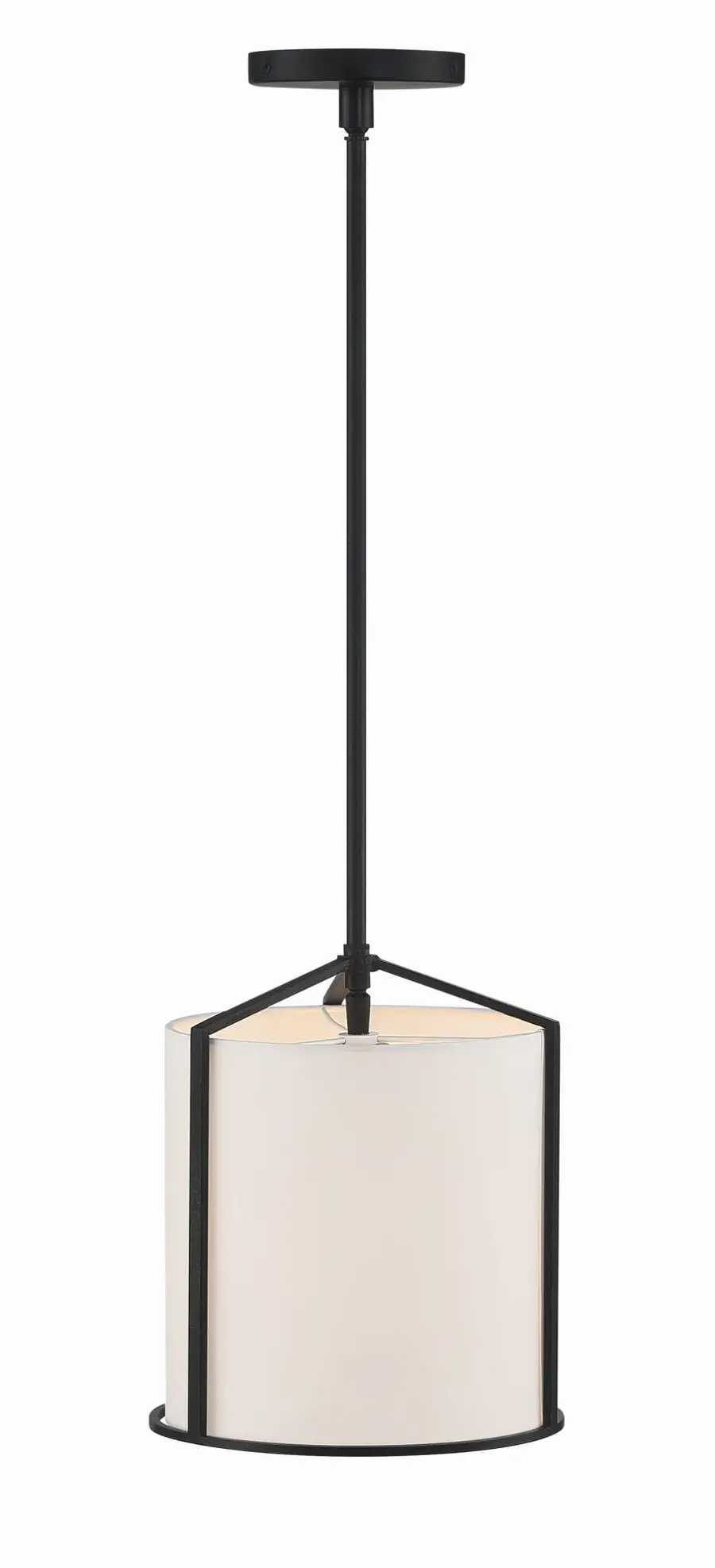 Carlyn 10" Black Drum Pendant - Image 5