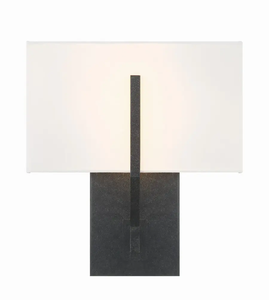 Carlyn 10" Black Fabric Drum Sconce - Image 2