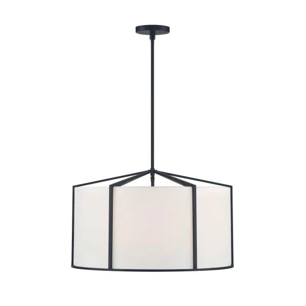 Carlyn 24" Drum Chandelier - Image 1