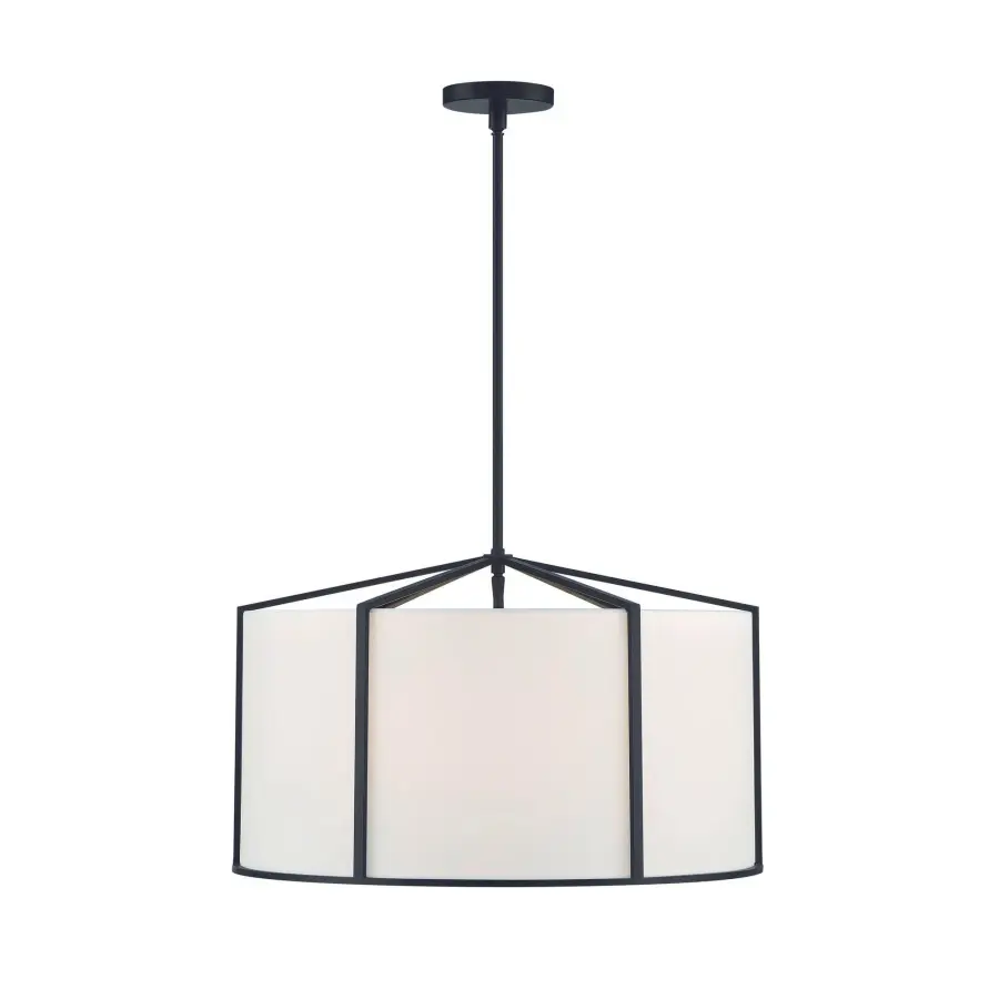 Carlyn 24" Drum Chandelier - Image 1