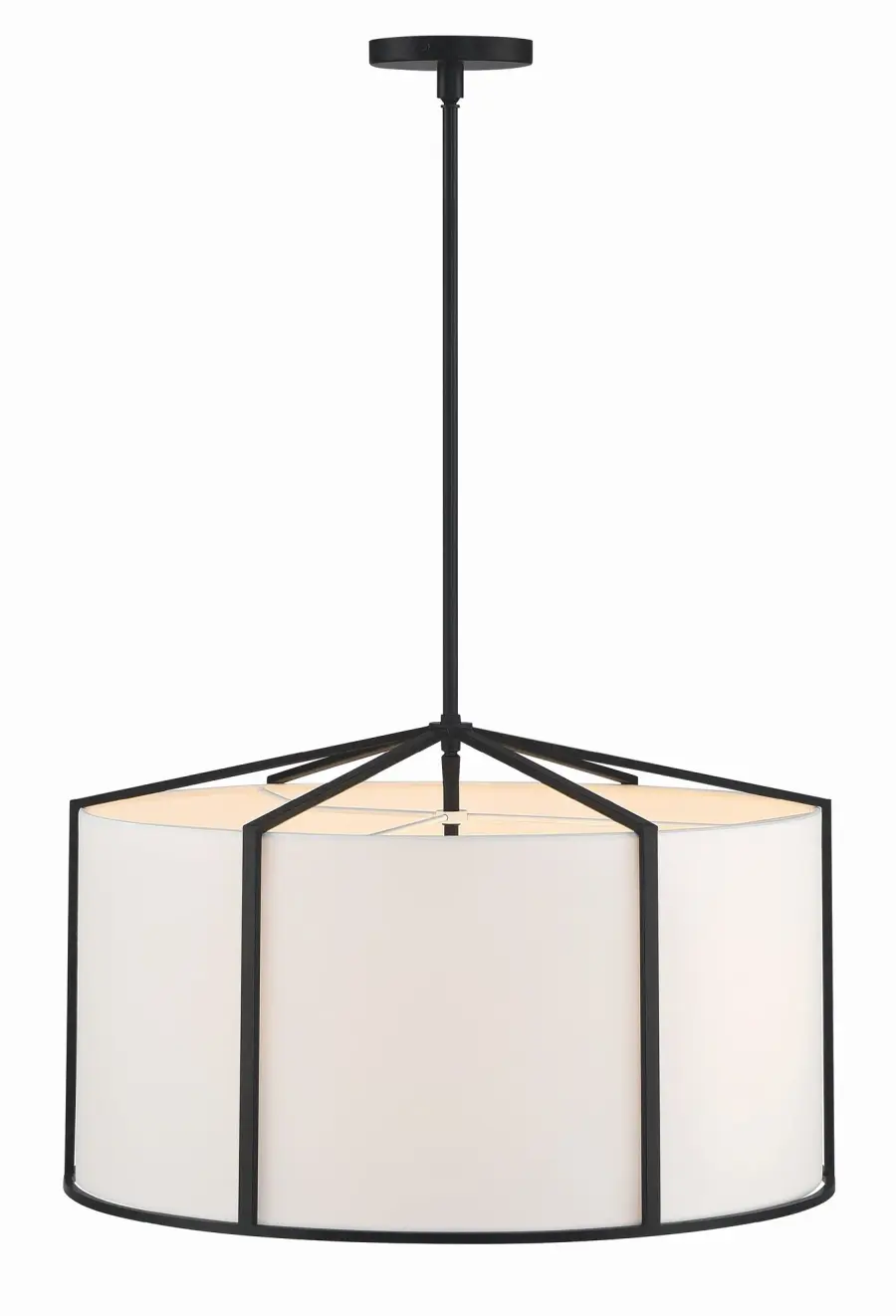 Carlyn 24" Drum Chandelier - Image 3