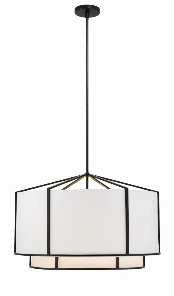 Carlyn 28" Drum Chandelier - Image 1
