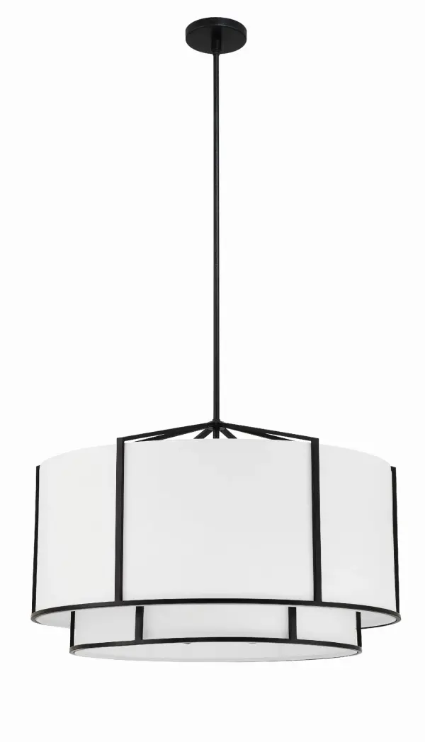 Carlyn 28" Drum Chandelier - Image 2