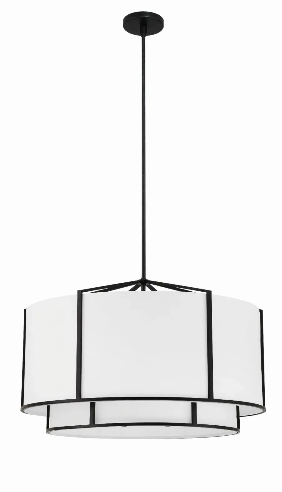 Carlyn 28" Drum Chandelier - Image 2