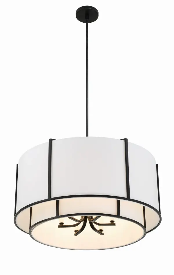 Carlyn 28" Drum Chandelier - Image 4