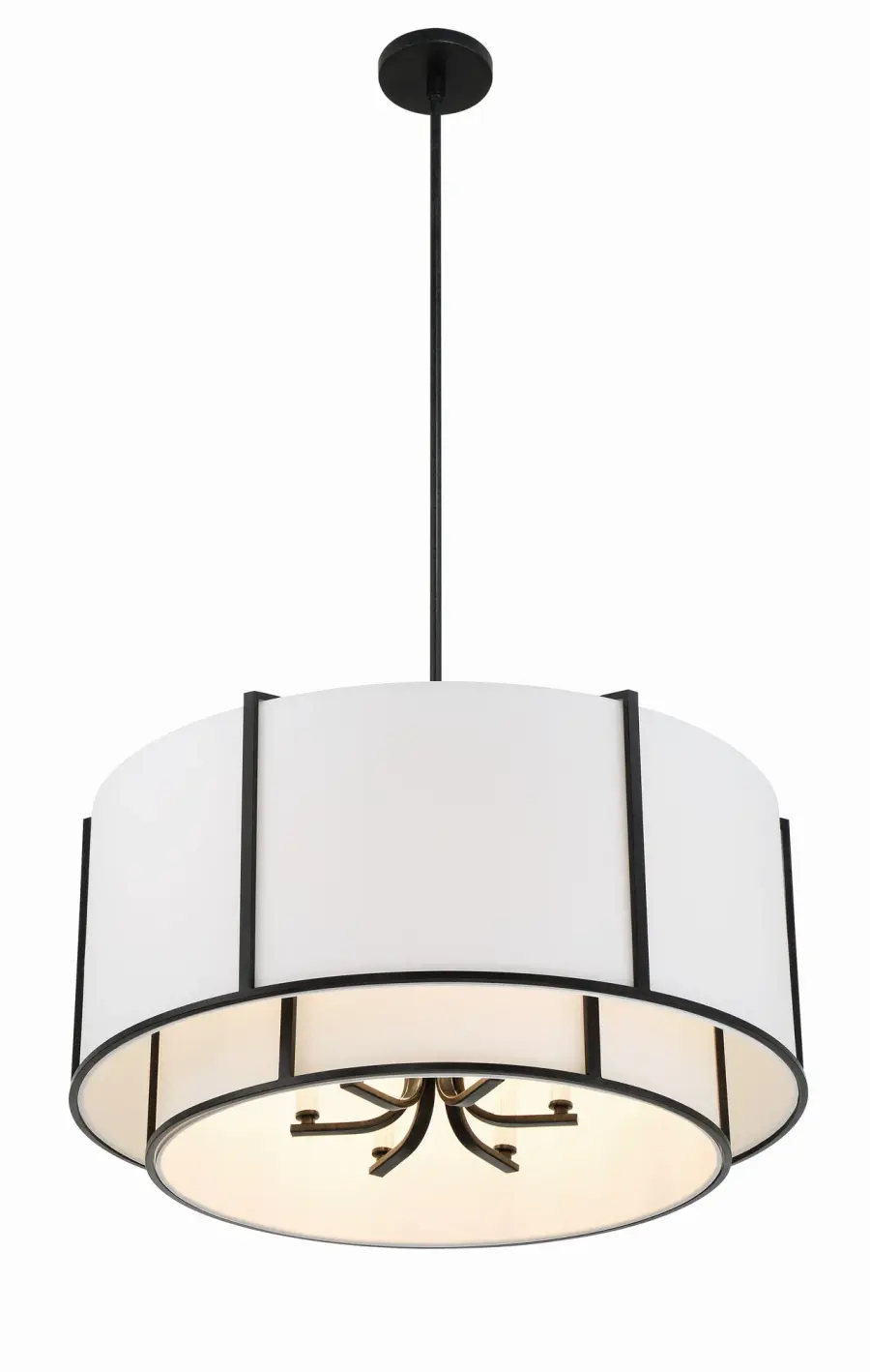 Carlyn 28" Drum Chandelier - Image 4