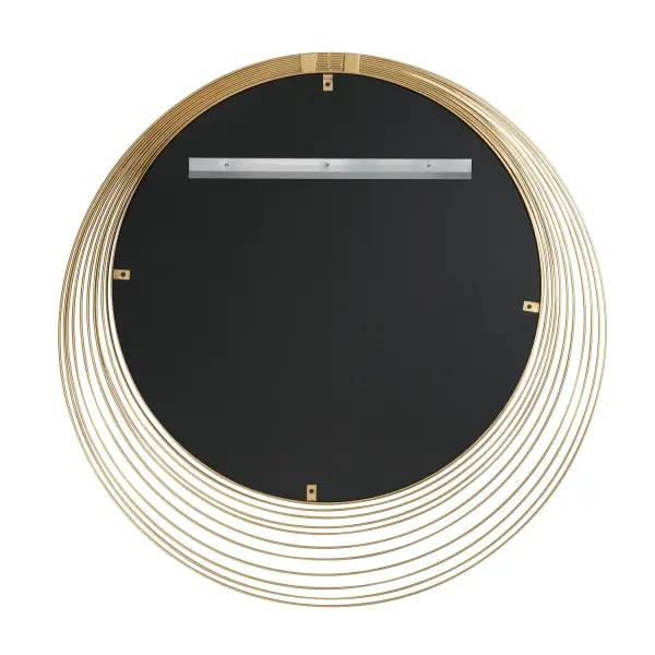 Cecile 34.75" Antique Gold Mirror - Image 5