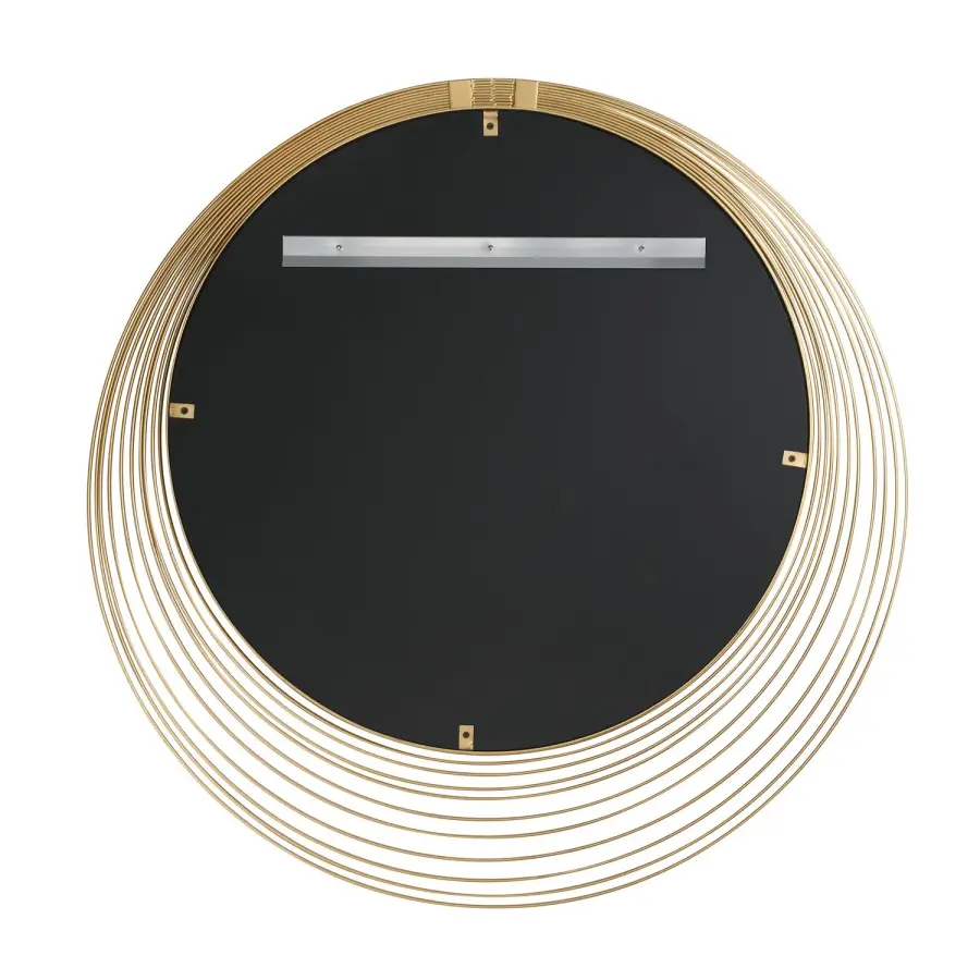 Cecile 34.75" Antique Gold Mirror - Image 5