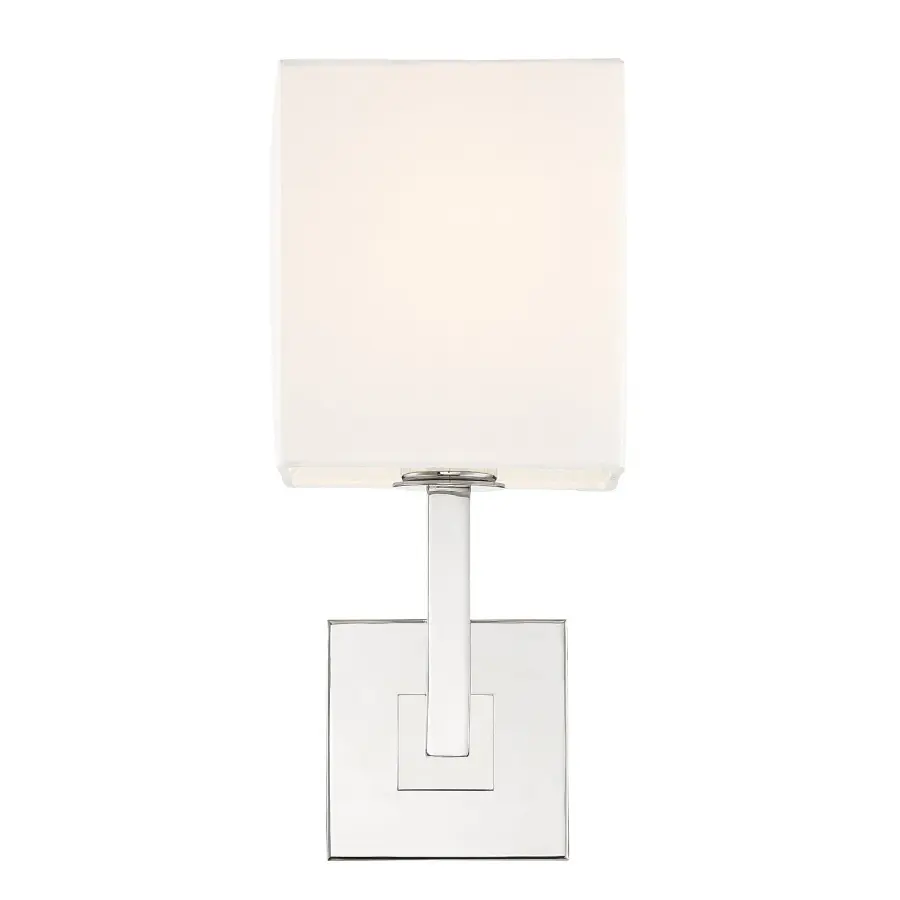 Chatham 6" Polished Nickel Sconce - Image 3