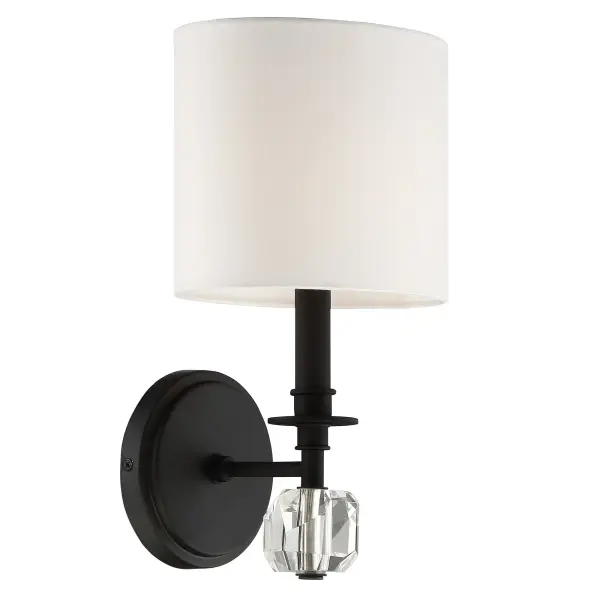 Chimes 8" Crystal Beaded Sconce - Image 1