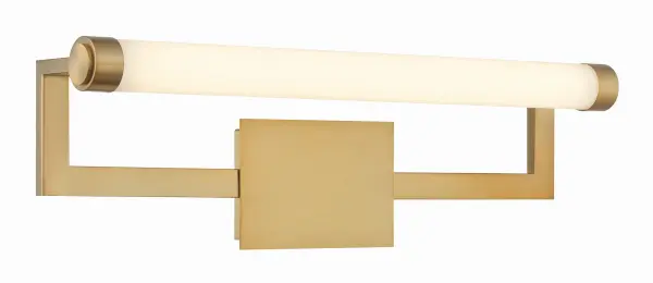 The Clinton Picture Light combines sophisticated styling with energy-efficient LED technology. Its white milk glass shade provides soft, even illumination perfect for artwork or vanity use, while the matte black finish adds modern elegance.