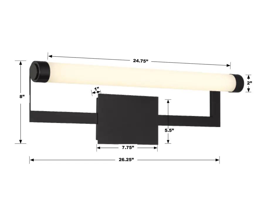 Clinton 26.25" Integrated LED Picture Light - Image 14