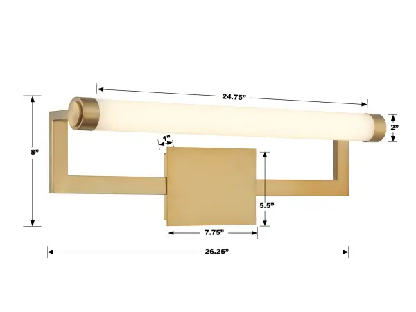 Clinton 26.25" Integrated LED Picture Light - Image 6