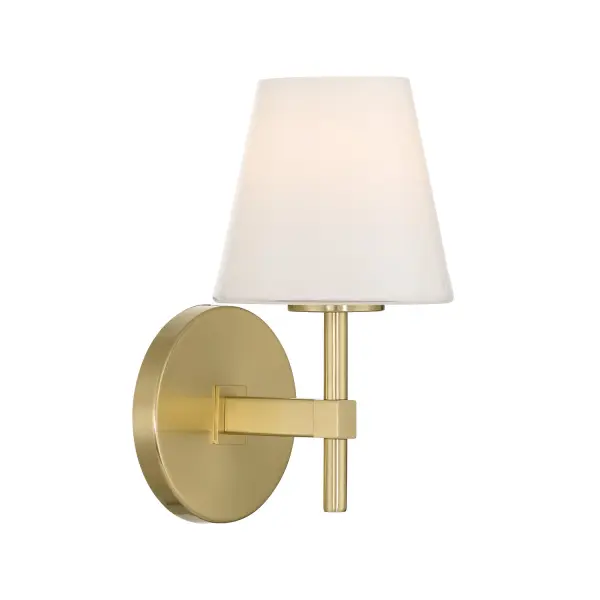 Colton 6" Wall Sconce in Black - Image 1